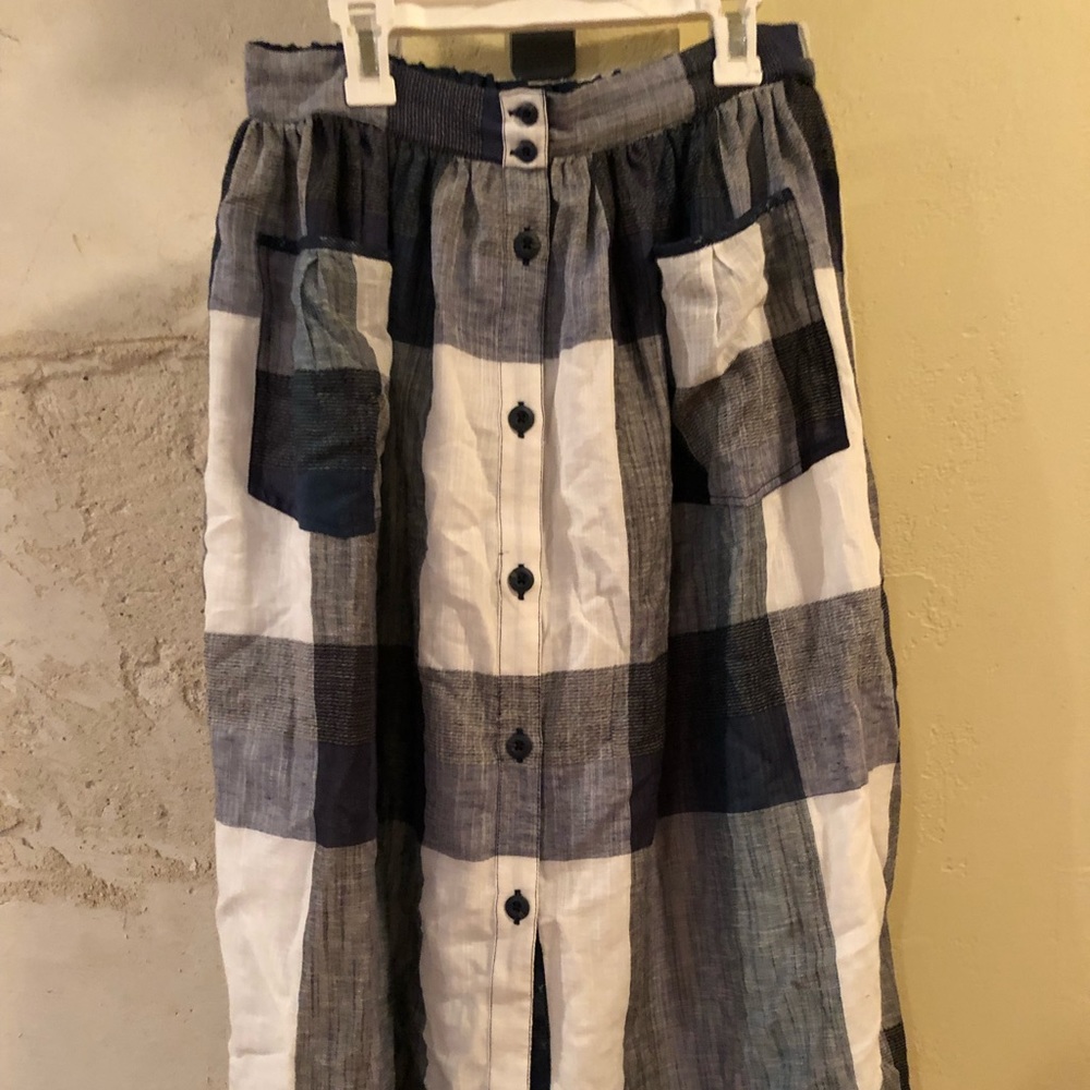 NWT Lucky Brand button-up maxi skirt
